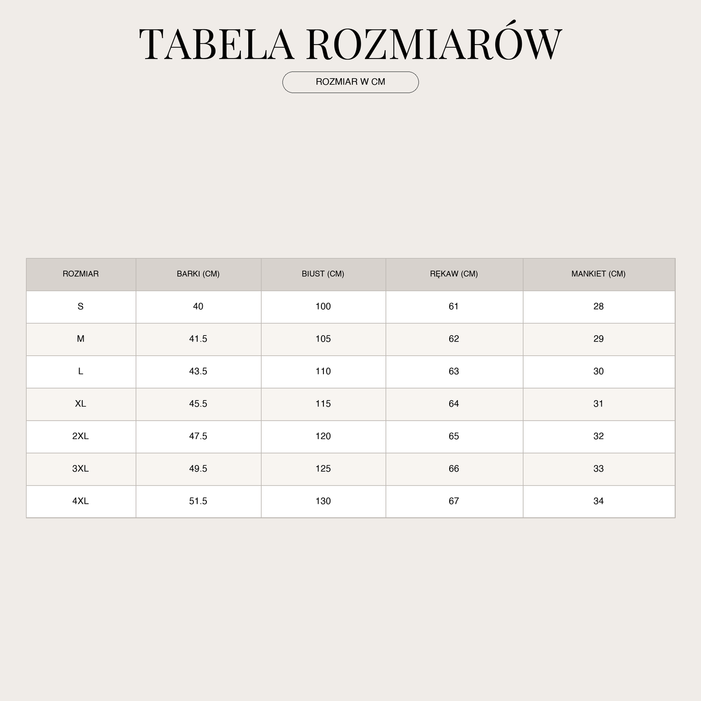 Windbreaker für Damen – Oversized Korea-Stil mit vielen Taschen size chart