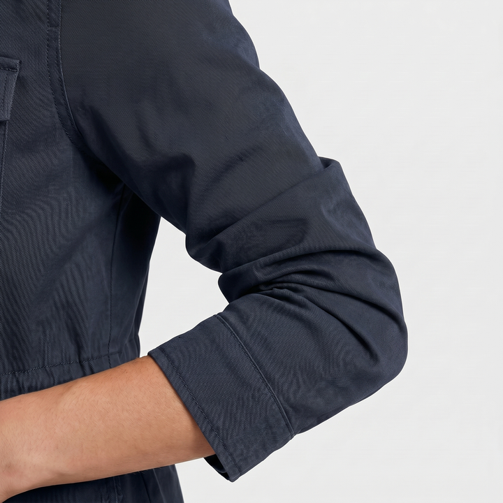 Oversized Korea Stil Windbreaker mit vielen Taschen fuer Damen 3