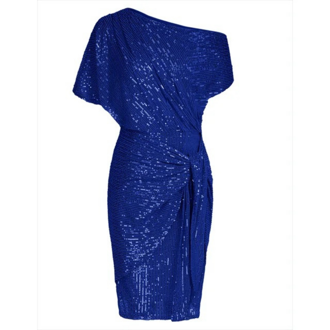 Pailletten-Cocktailkleid für Damen – Midi-Länge 2
