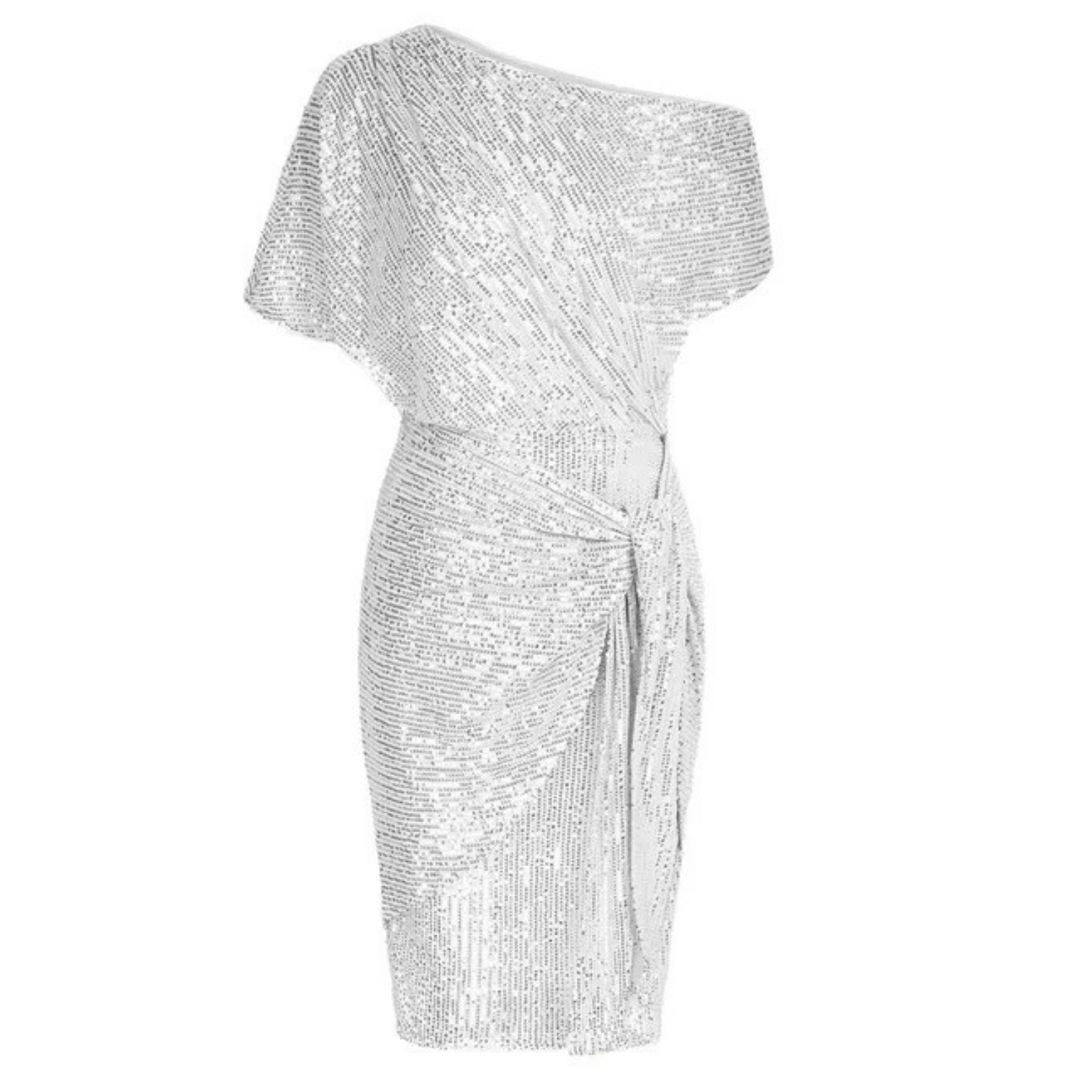 Pailletten-Cocktailkleid für Damen – Midi-Länge 9