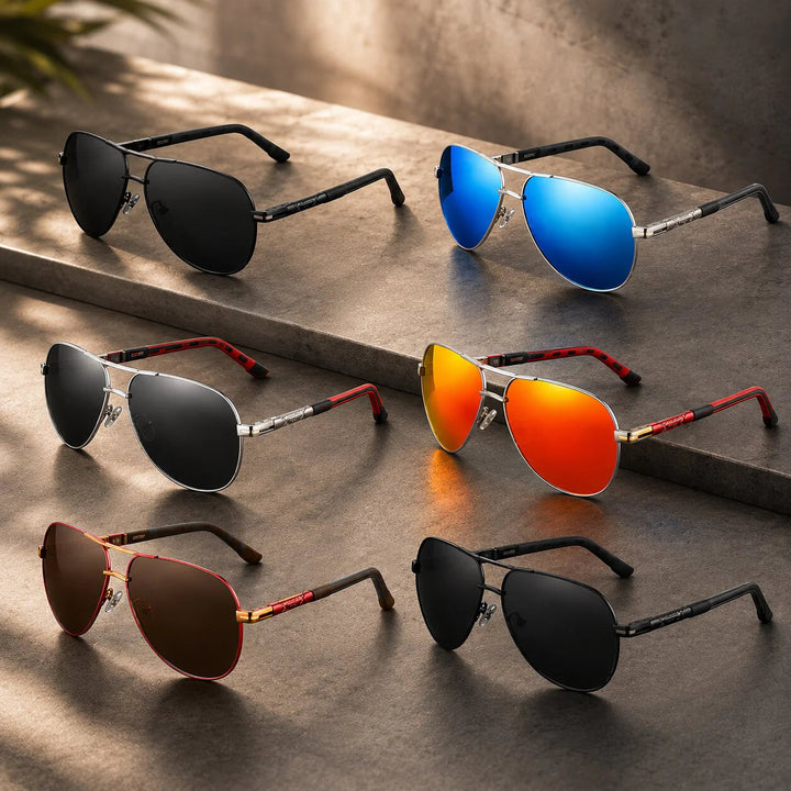 Piloten_Sonnenbrille_Polarisiert_UV400_Schutz_Anti_Reflex_1