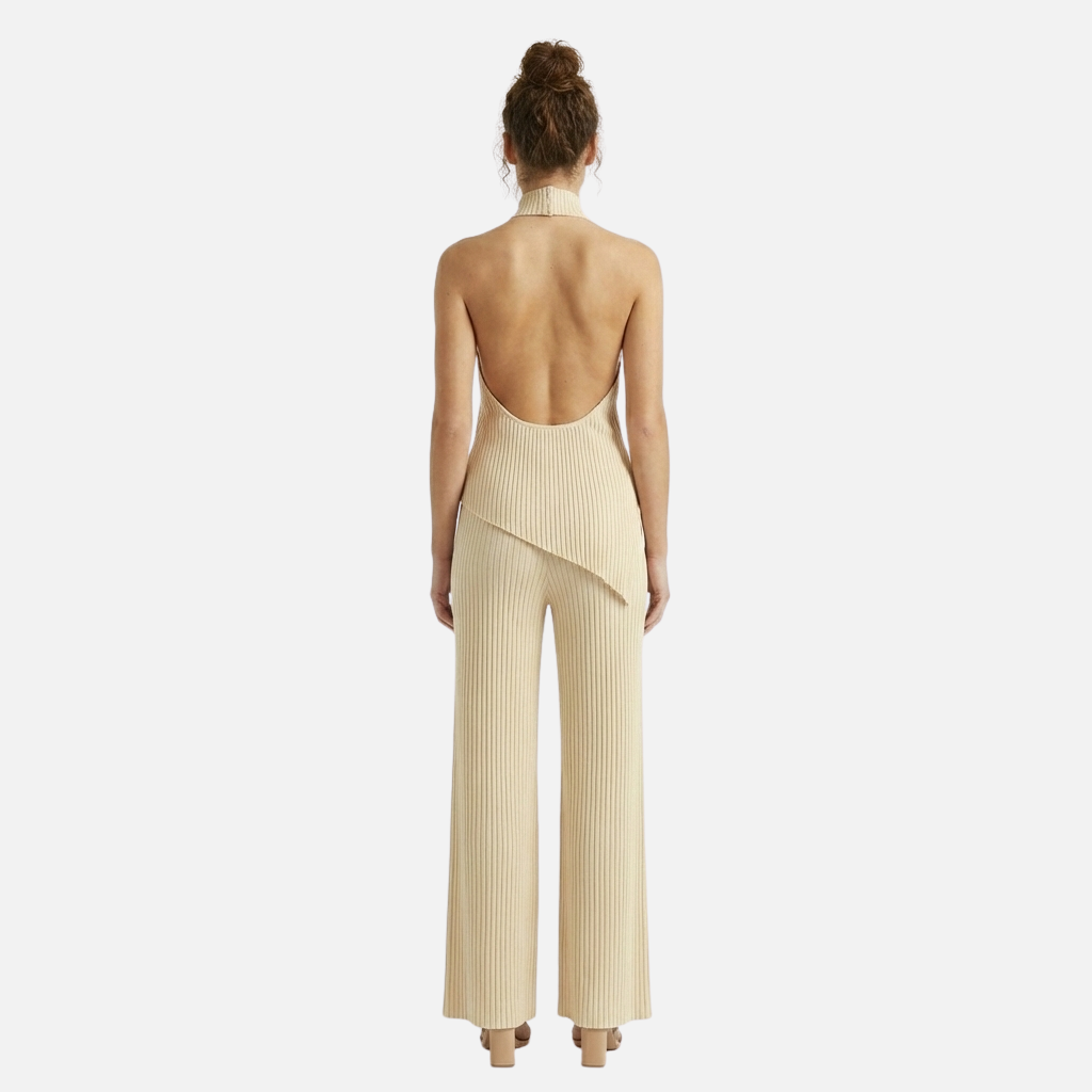 Plissee Set mit Neckholder-Ausschnitt für Damen