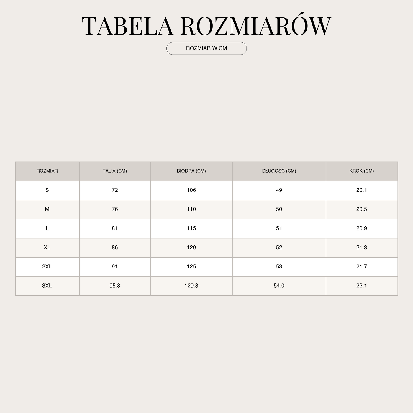 Zestaw polo dla mężczyzn – komplet z szortami na lato i plażę size chart
