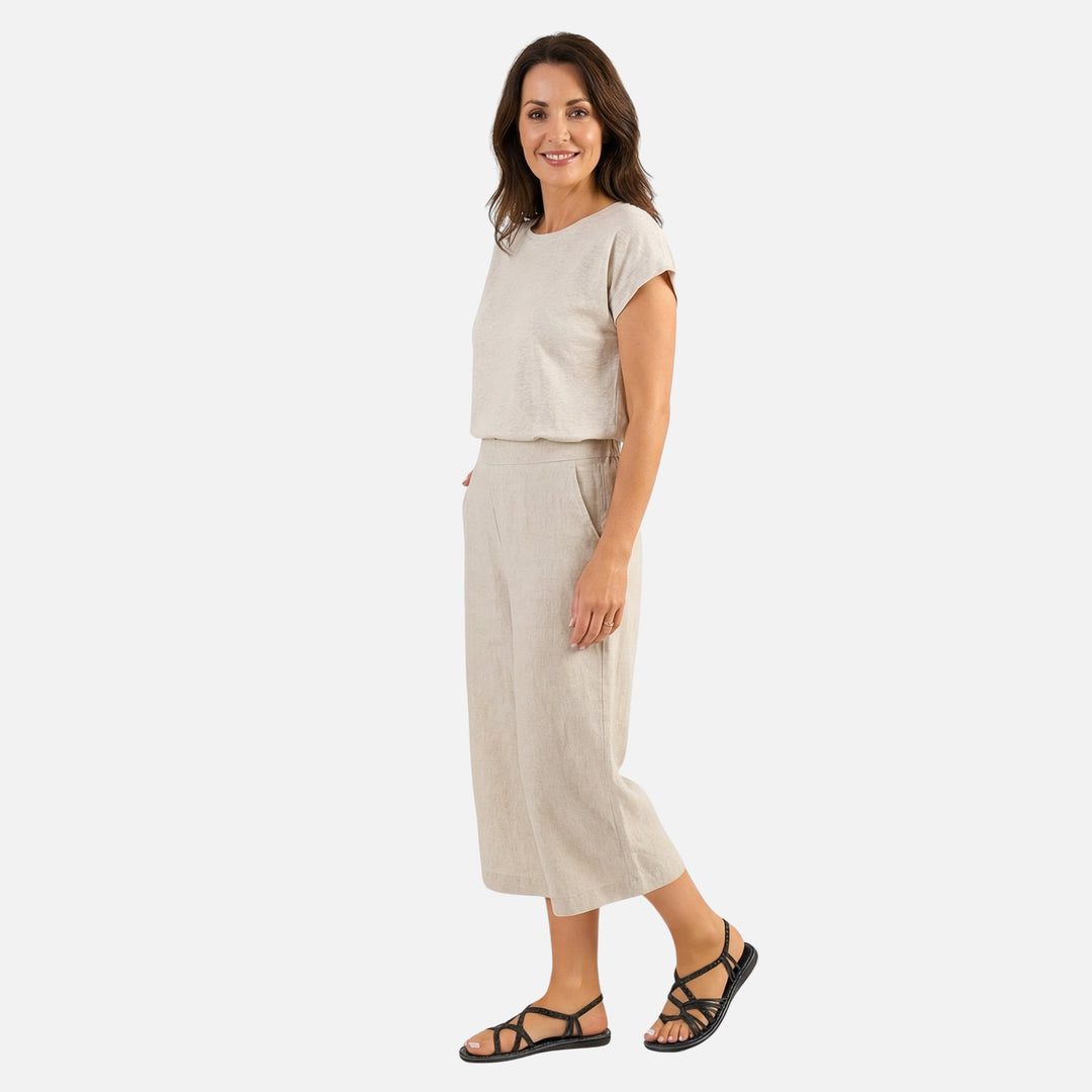 Geflochtene Sandalen mit verstellbarem Knöchelriemen für Damen