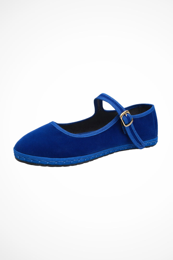 Samt_Mary_Janes_f_r_Damen_Runde_Kappe_mit_Schnallenriemen_3