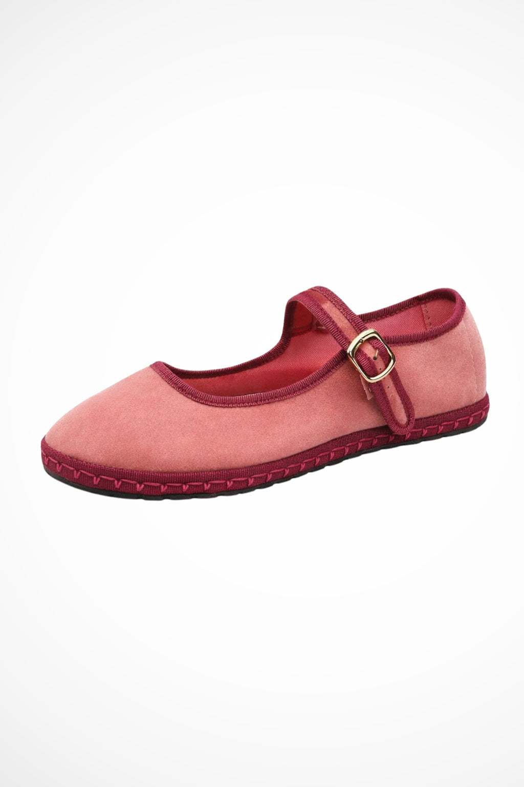 Samt_Mary_Janes_f_r_Damen_Runde_Kappe_mit_Schnallenriemen_4