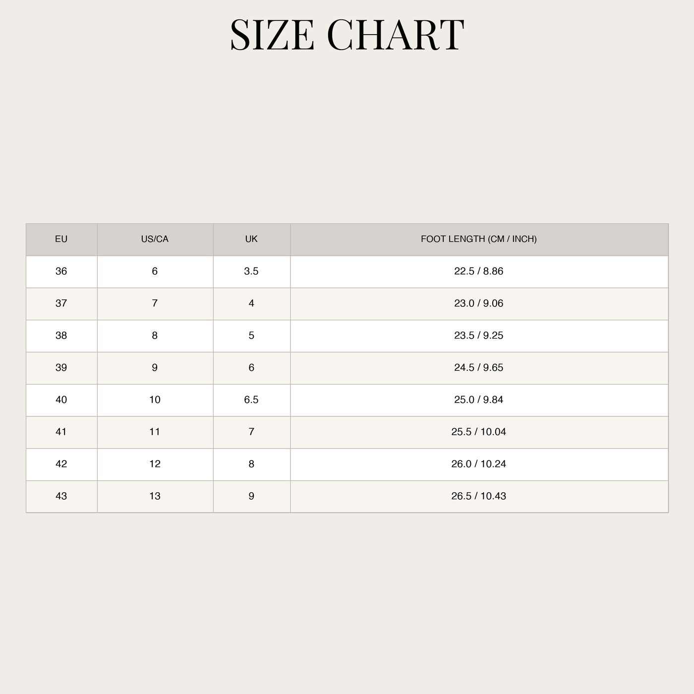 Sandały z podparciem łuku stopy i regulowanymi paskami dla kobiet size chart