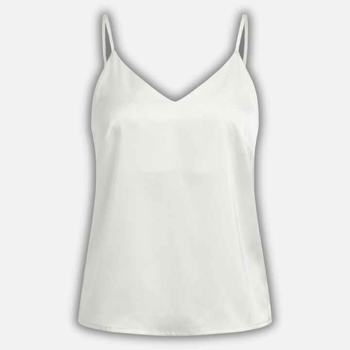 Satin Cami Top mit V-Ausschnitt für Damen