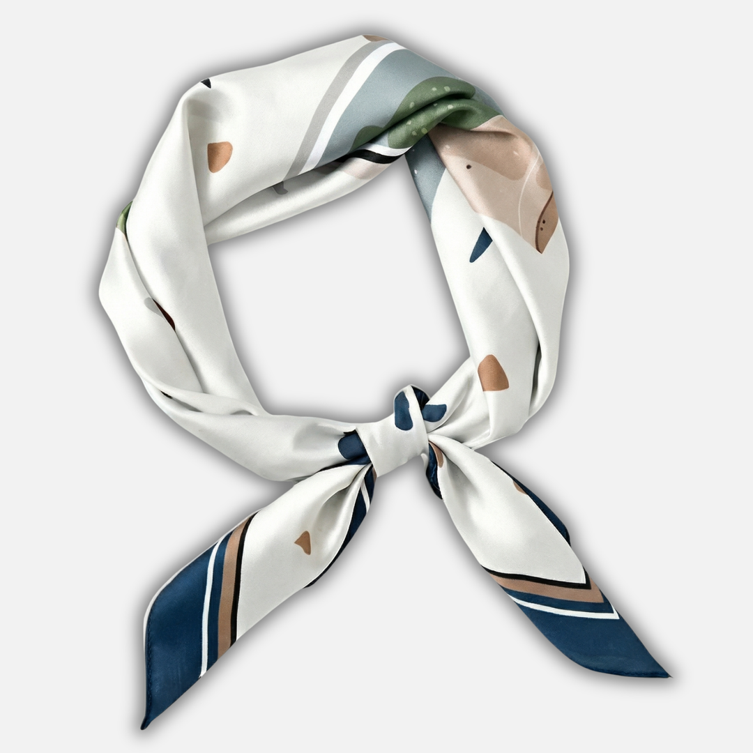 Satin Quadrat Schal mit auffälligem Druckmuster für Damen