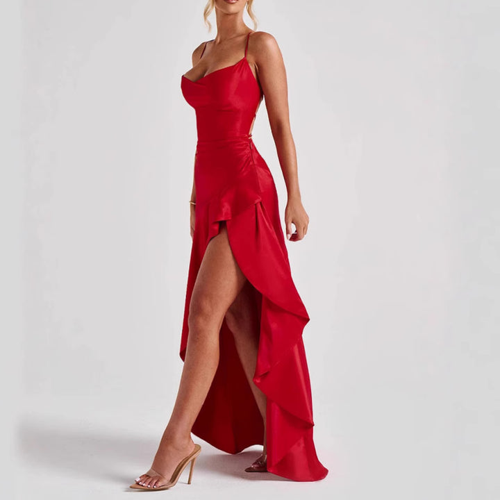 Satin_Hochzeitsgast_Maxikleid_f_r_Damen_Wasserfall_Ausschnitt_9