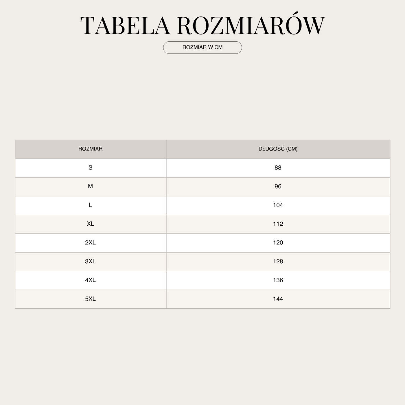 Spódnica z owczej skóry z wysokim stanem – asymetryczna z paskiem dla kobiet size chart
