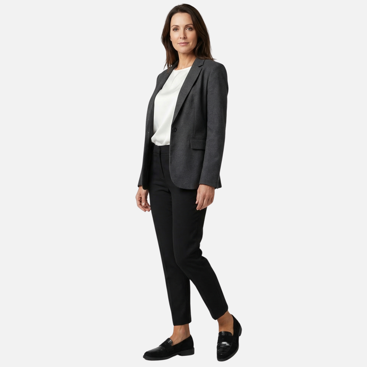 Schwarze Kroko Optik Loafer mit schmalem Schnitt für Damen