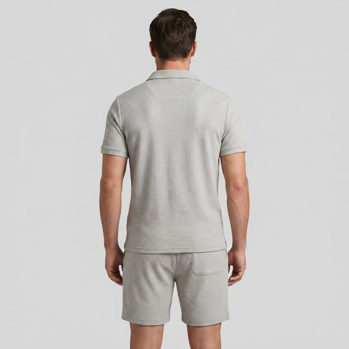 Set für Herren – Polohemd und Shorts 15