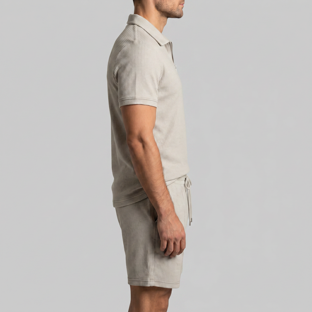 Set für Herren – Polohemd und Shorts 16