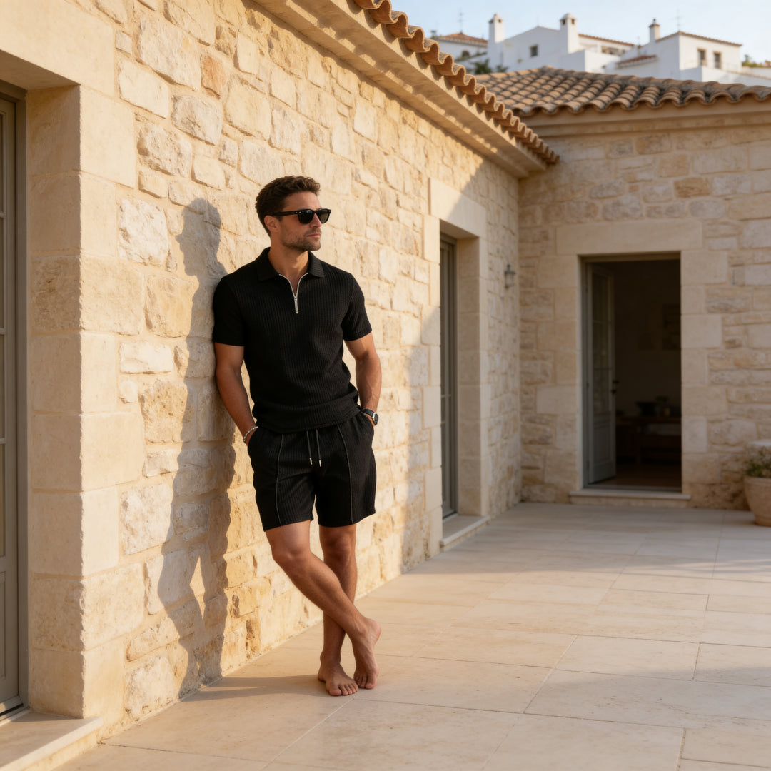 Set für Herren – Polohemd und Shorts 8