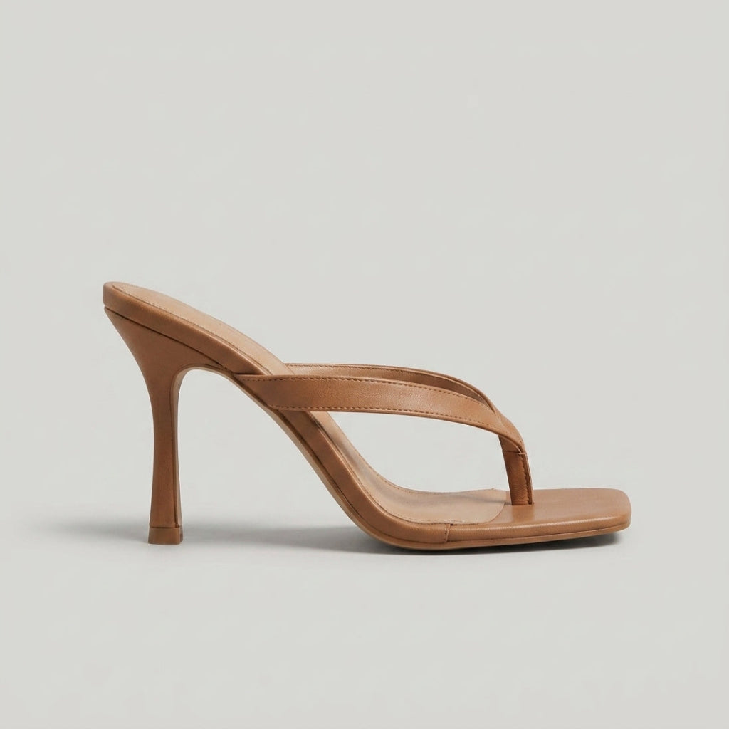 Slingback-Stilettos für Damen – Mit Karree-Spitze und hohem Absatz 4