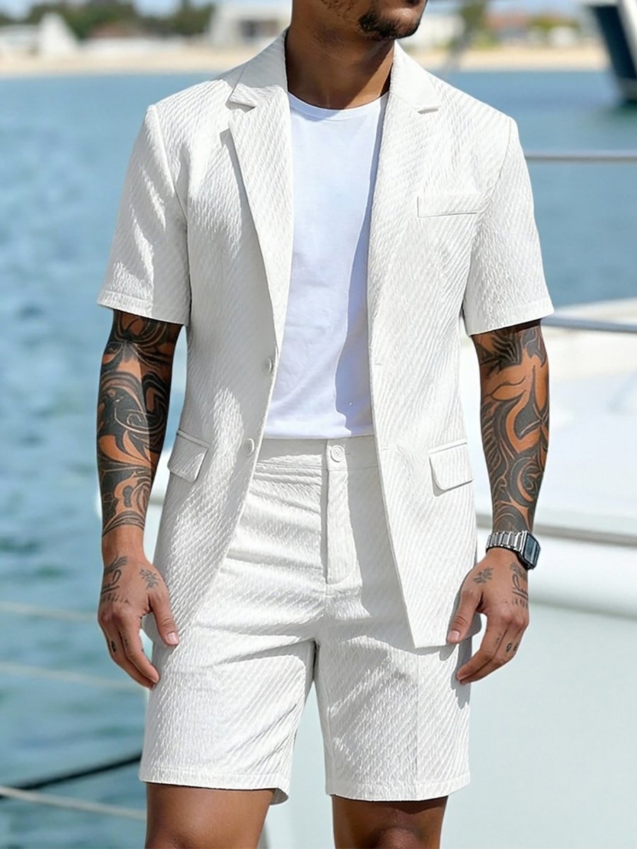 Sommer-Zweiteiler Set für Herren – Eleganter Freizeitstil 1