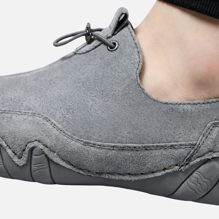 Sportliche Slip-On Sneaker Elastische Schnürung mit Gummisohle für Herren