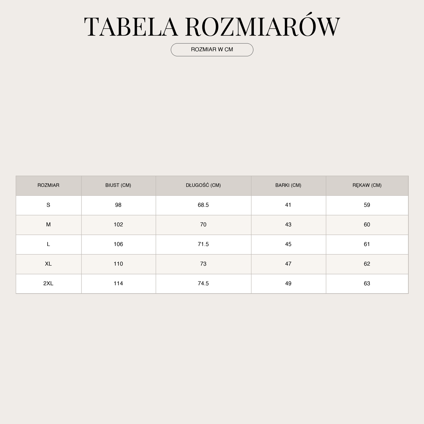 Stylish Long Pants for Men | Slim Fit size chart