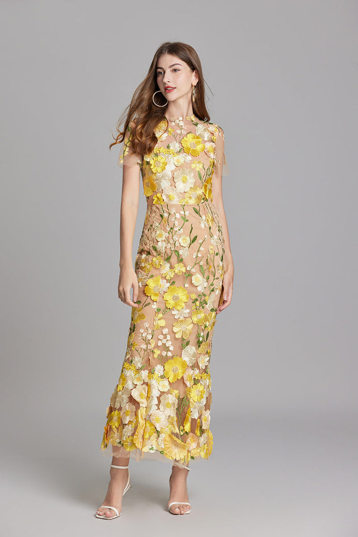 T_ll_Maxikleid_f_r_Damen_Florale_3D_Applikationen_mit_Abendlook_20