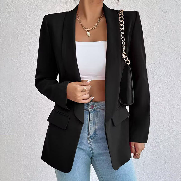 Taillierter Blazer für Damen – Mit schmalem Schnitt und Reverskragen 1