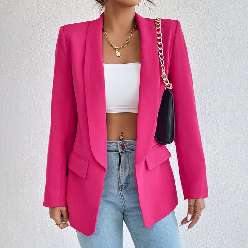Taillierter Blazer für Damen – Mit schmalem Schnitt und Reverskragen 2