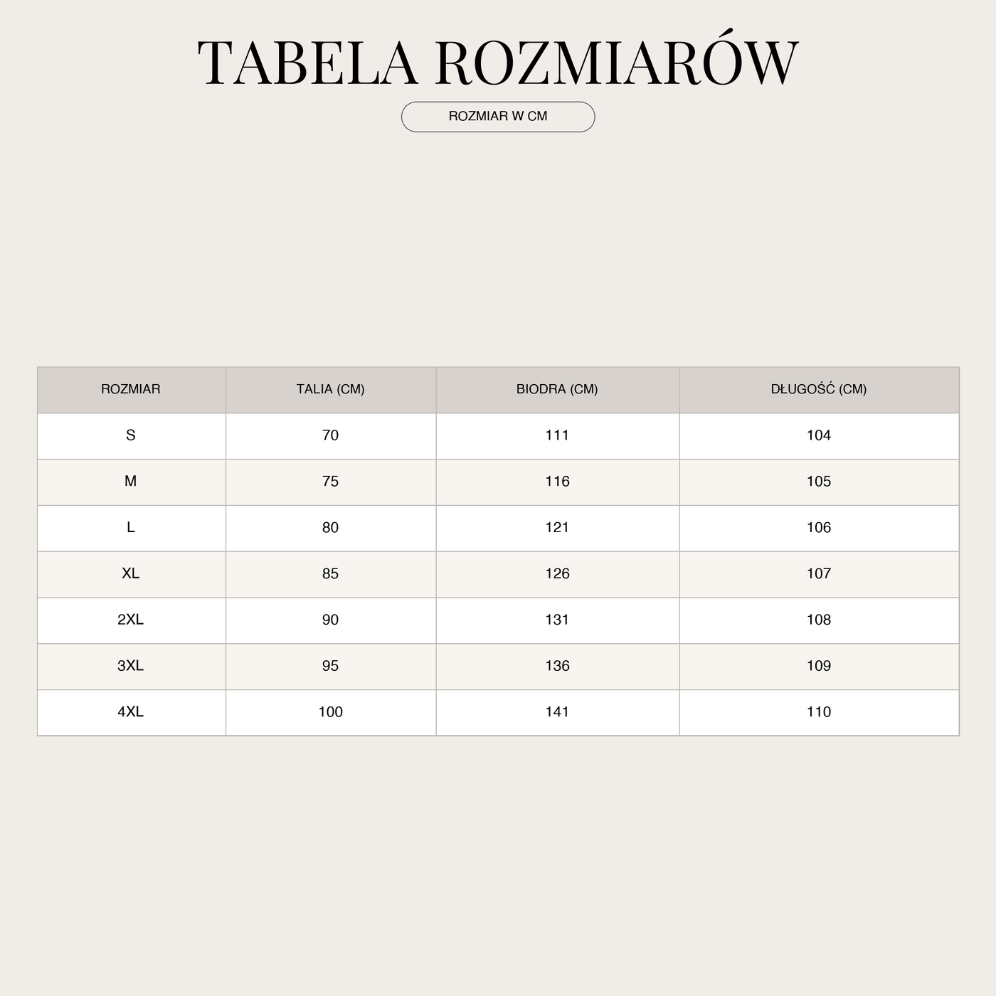 Spodnie teksturowane z elastycznym pasem dla mężczyzn size chart