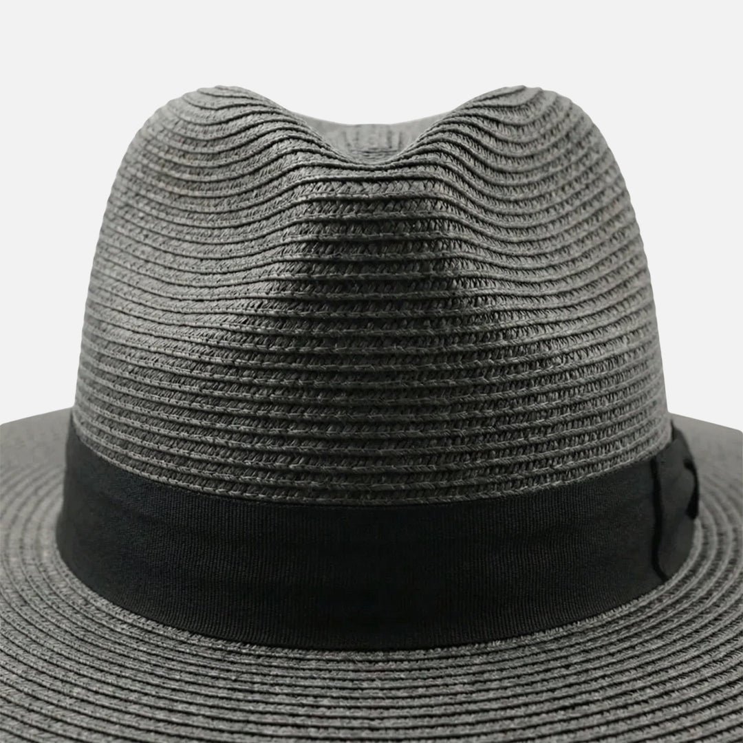 Toquilla-Stroh-Panamahut mit Ripsband für Herren