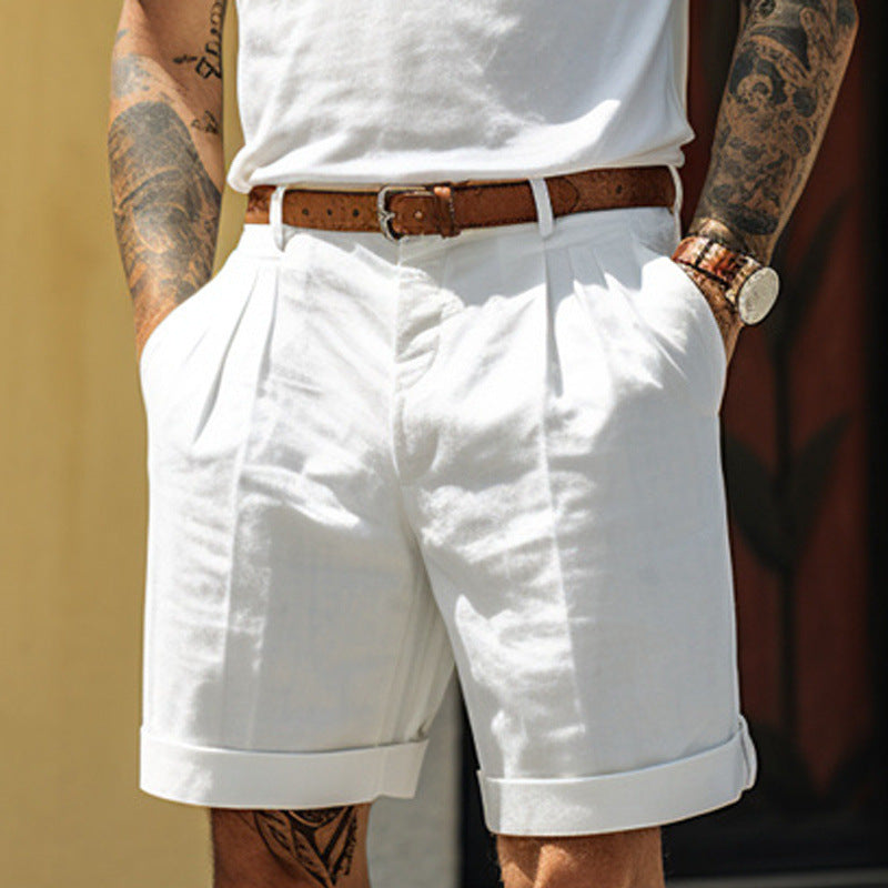 Twill-Shorts für Herren – Slim Fit für den Sommer und einen gepflegten Stil 1