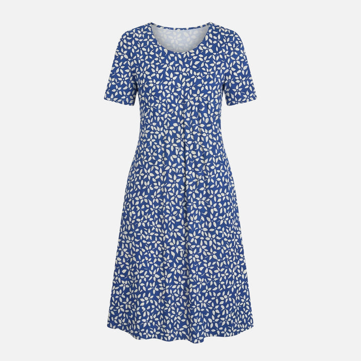 Viskose Midikleid mit Bindegürtel für Damen