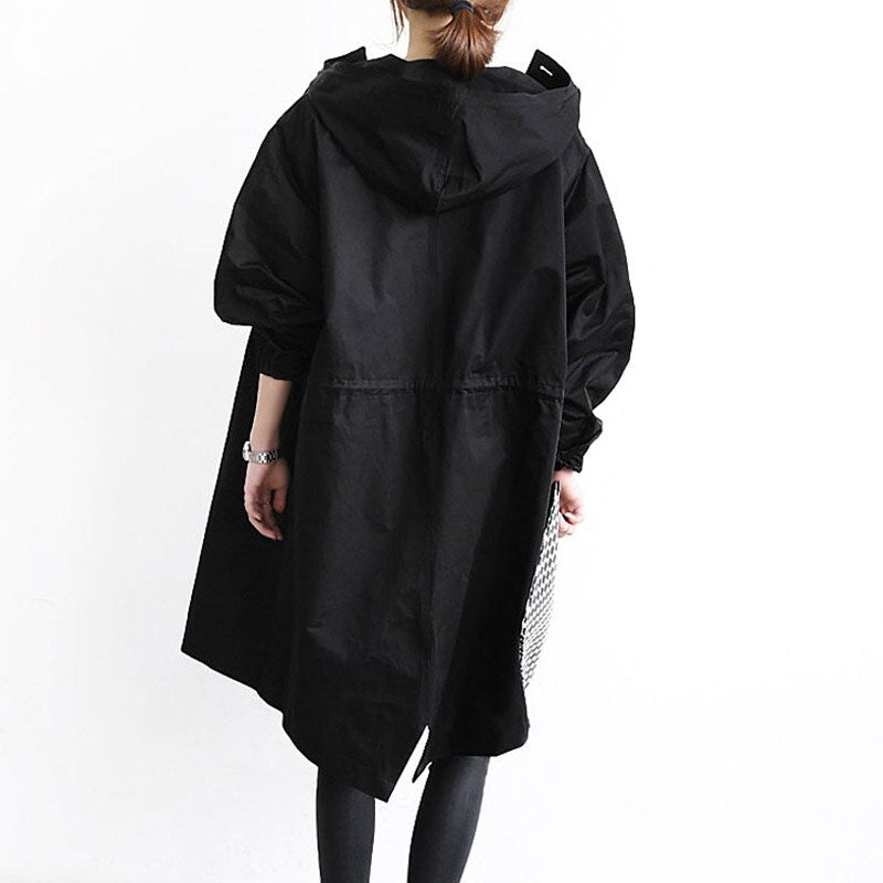Wasserabweisend-Trenchcoat für Damen – Doppelreiher mit Gürtel 5