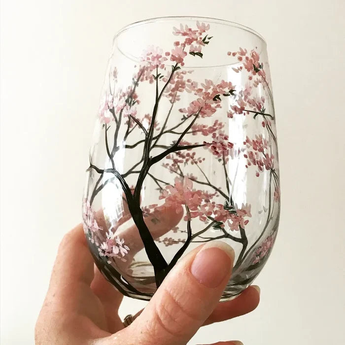 Weingl_ser_Vier_Jahreszeiten_Handbemaltes_Baum_Design_Set_3