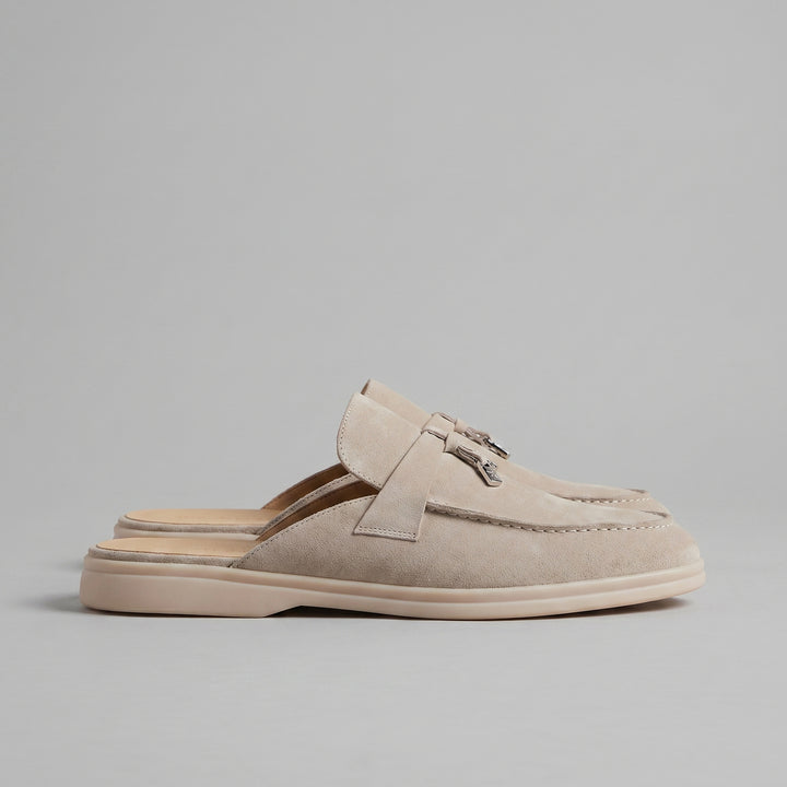 Wildleder-Loafer-Mules für Herren – Metallschnalle mit Schlupfdesign 2