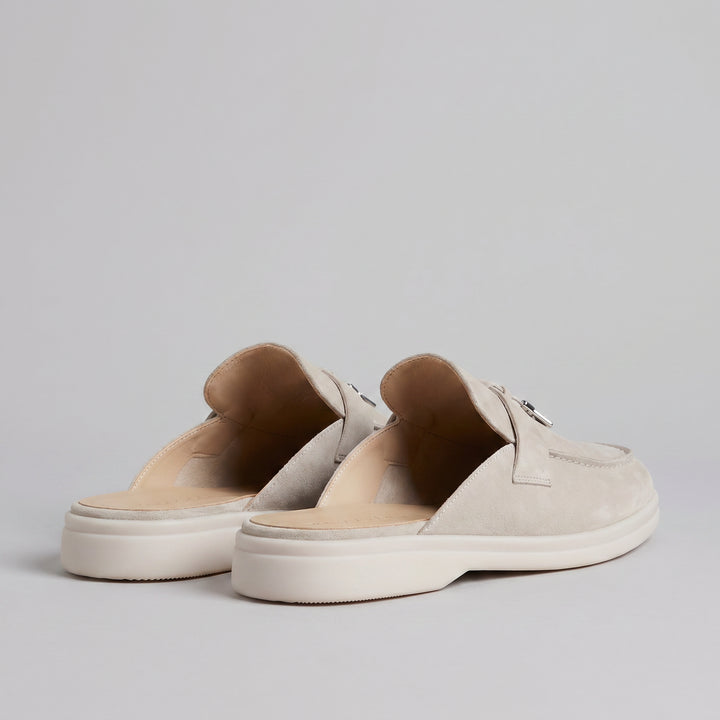 Wildleder-Loafer-Mules für Herren – Metallschnalle mit Schlupfdesign 3