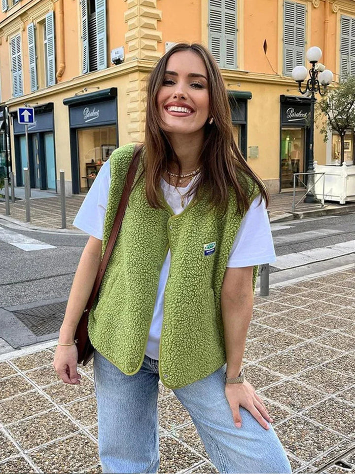 Woll-Bodywarmer für Damen – Aus Lammwollmix und ärmellos 1