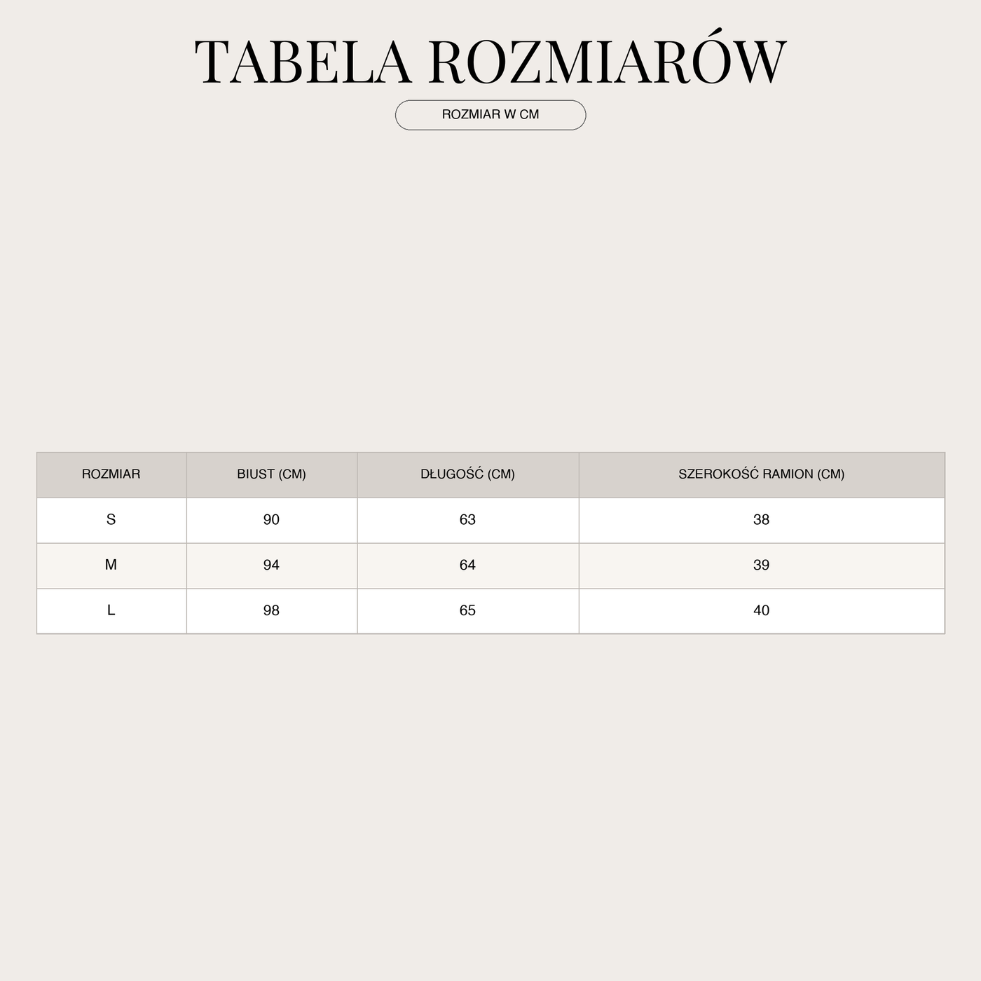 Wełniana kamizelka damska – Z mieszanki wełny jagnięcej i bez rękawów size chart
