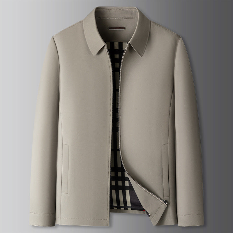 Zip-Front Wind-Jacket für Herren – Taillierter Fit 1