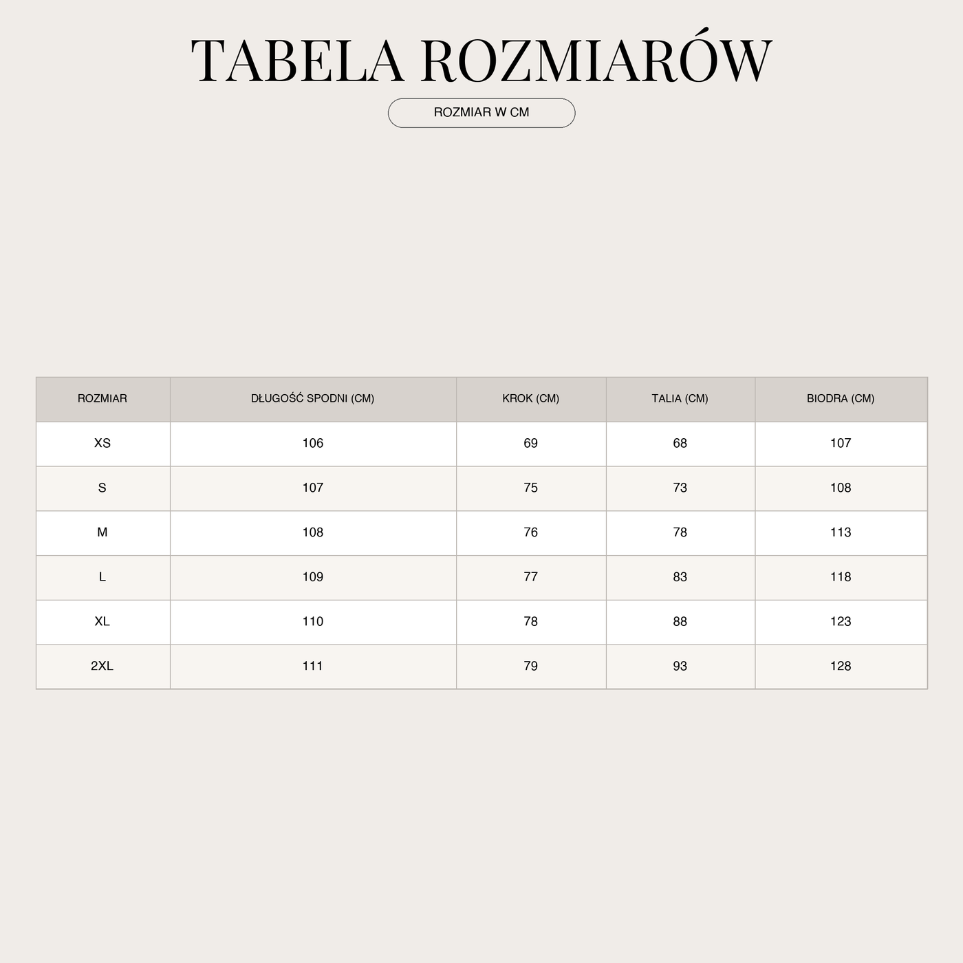 Zweiteiler-Set für Damen – Elegant mit Bindetaille & Fließschnitt size chart