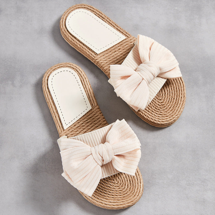 Slipper für Damen – Lässig und bequem mit Schleife