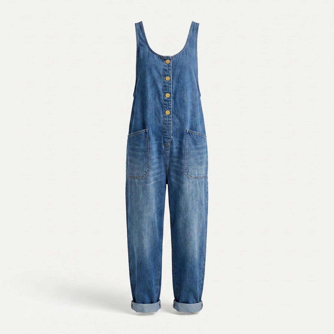 rmelfreier_Damen_Jumpsuit_aus_Vintage_Baumwoll_Denim_mit_Kn_pfen_12