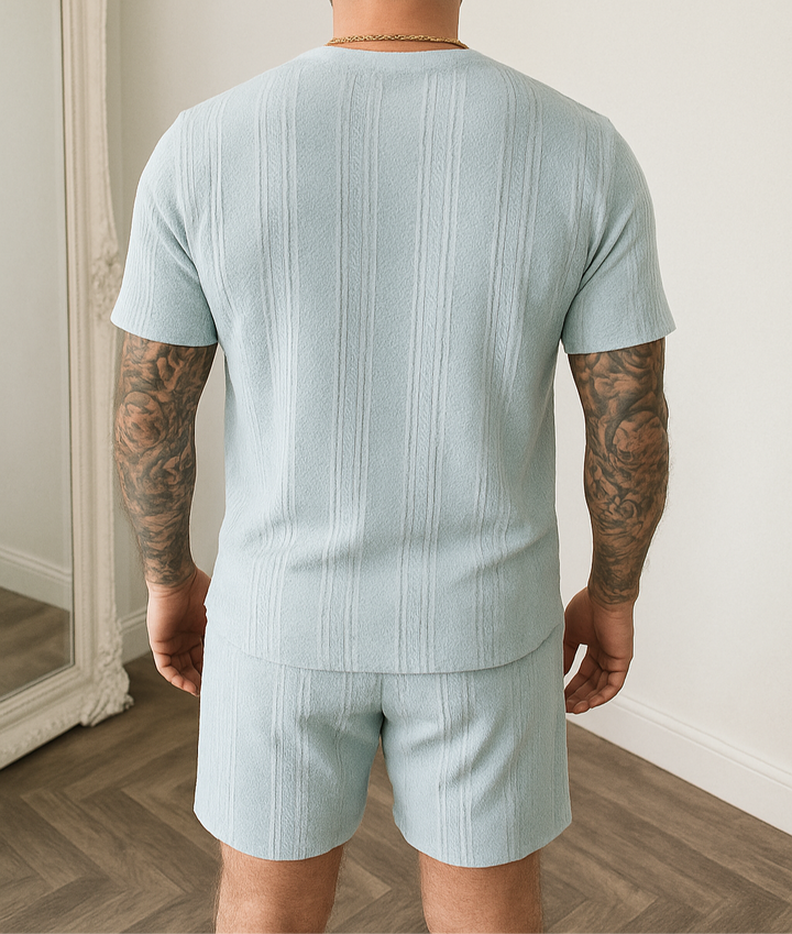 Sommer-Set für Herren | Hemd und Kurze Hosen