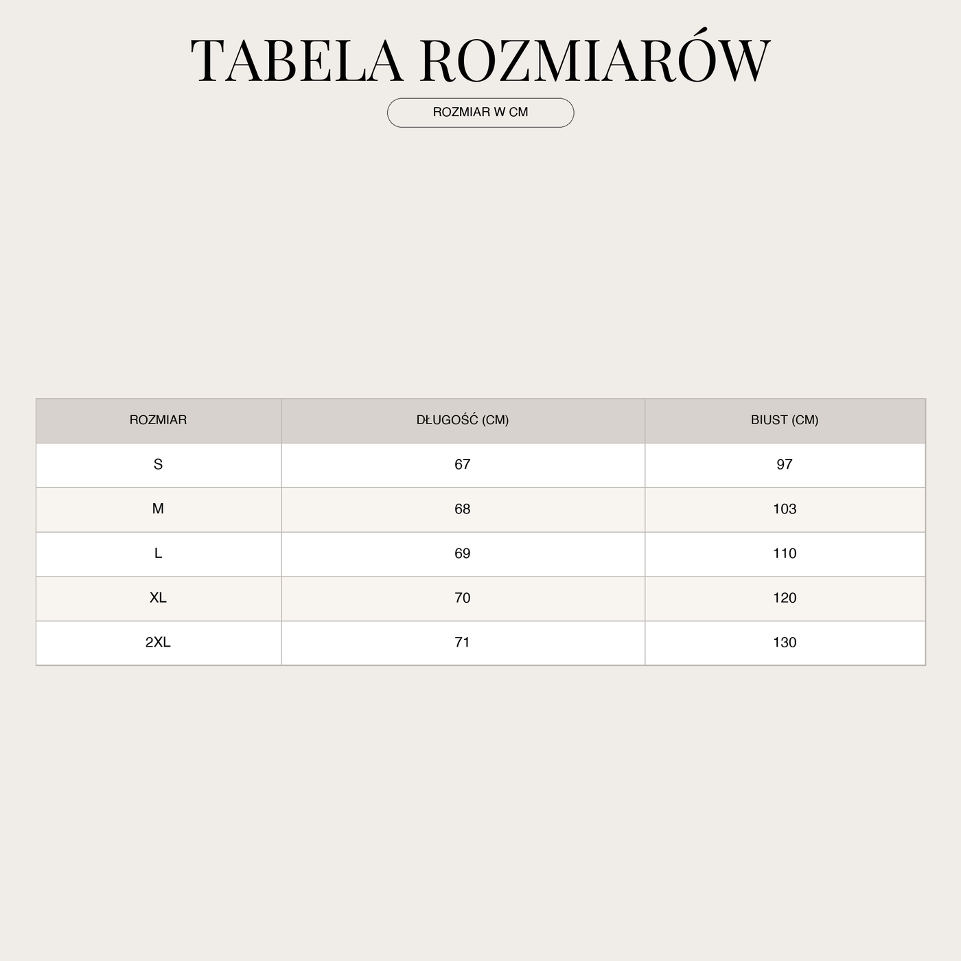 Strickshirt für Damen – Kurzärmelig, lässig size chart